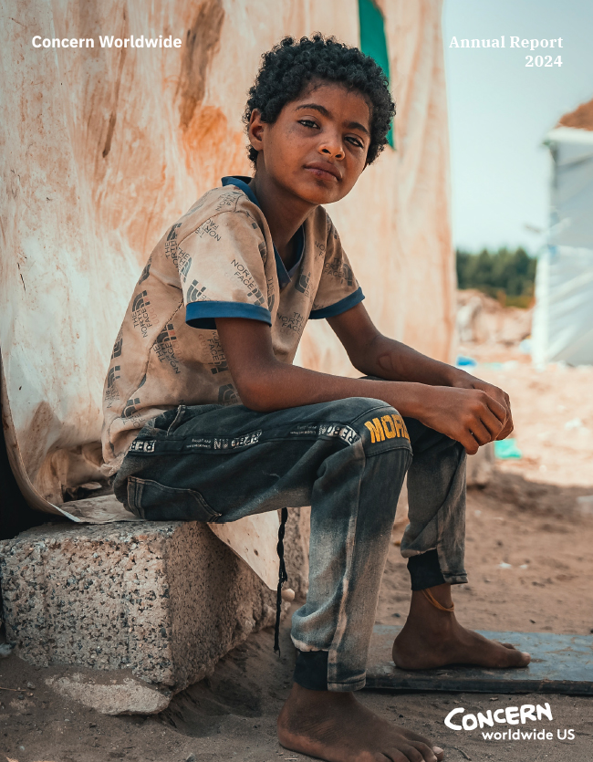 Cover of Concern's annual report