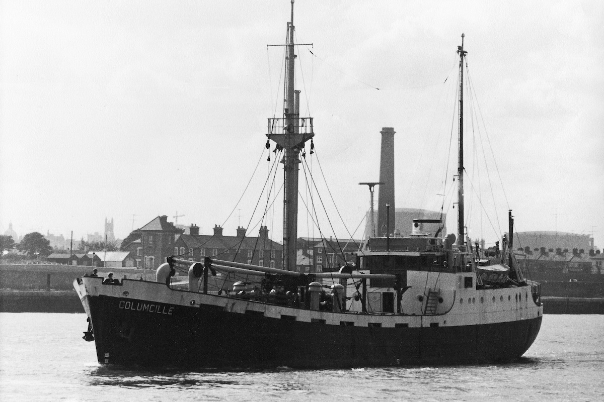 The Columcille, which brought Concern’s original aid delivery to Biafra