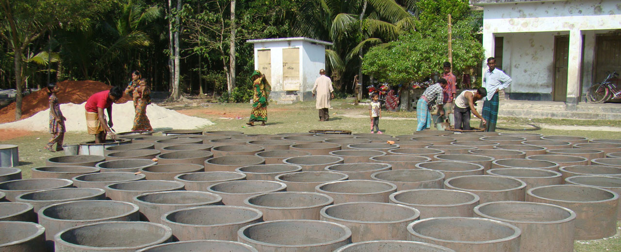 A Concern Sanitation program under Water Logging Project in Bidyanandakati Union, Bangladesh.