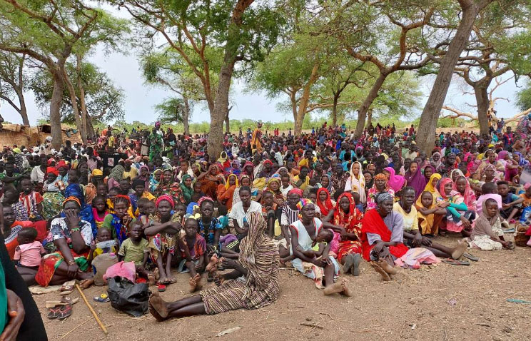 Refugees arriving from Sudan into eastern Chad. (Photo: Concern Worldwide)