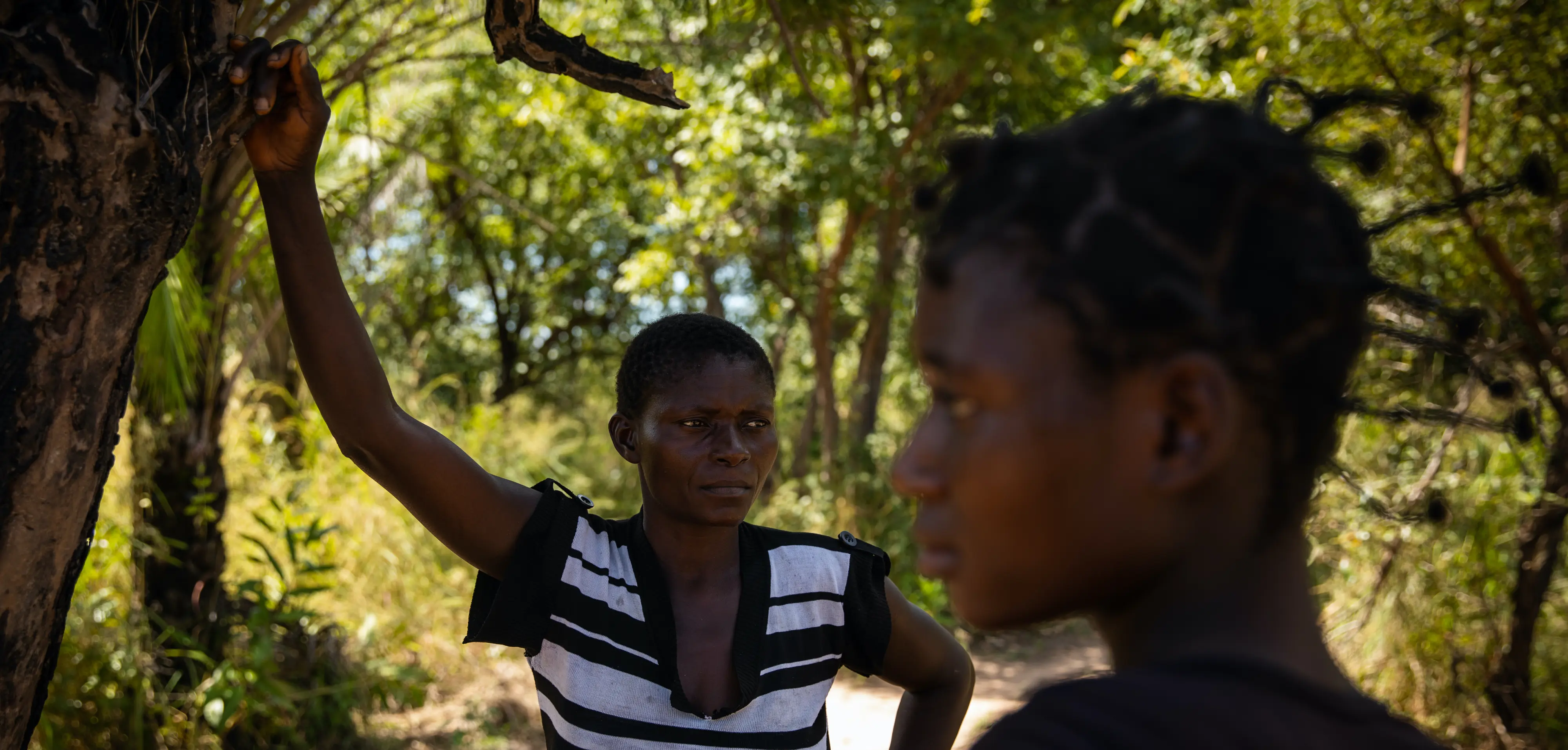 A beneficiary of Concern Worldwide’s Food for Peace program in Kapotongo village, Manono Territory, Democratic Republic of Congo.