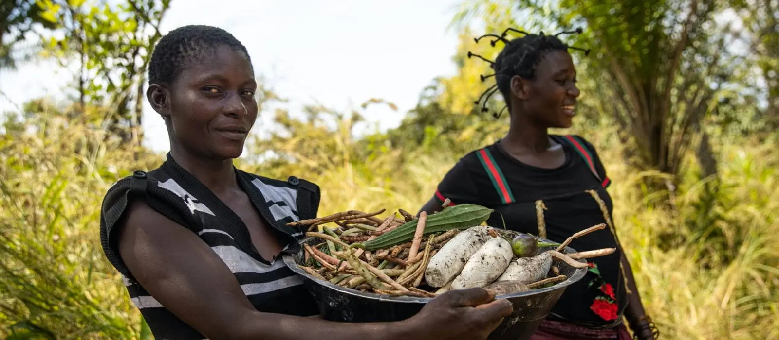 Therese Yumba wa Ilunga is a beneficiary of Concern Worldwide’s Food for Peace program in Kapotongo village, Manono Territory. The village is supported by Concern Worldwide’s Food for Peace program, which aims to build sustainable agricultural practice in the region, and allow communities here better access to nutritious and more profitable crops.