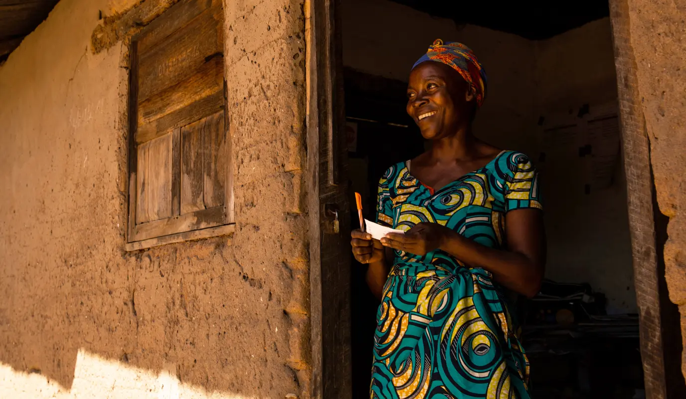 Nurse Leonie Kamono, 37, at Kiambi Heath centre, Manono Territory.