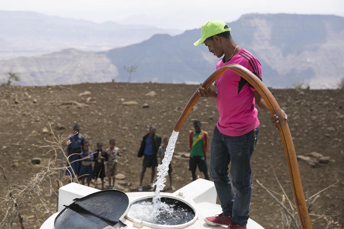 Water being trucked to a community in Northern Ethiopia. (Photo: Concern Worldwide)