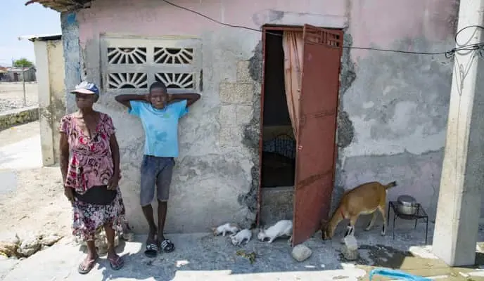 Youth in Cité Soleil area of Port au Prince, Haiti