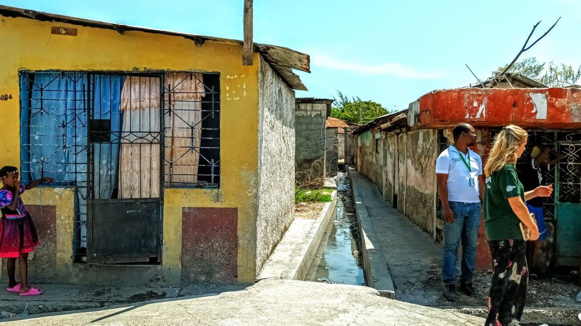 A Concern-funded canal rehabilitation project in the Bellecour neighborhood of Cité Soleil, Port-au-Prince. (Photo: Tim Sheehan / Concern Worldwide)