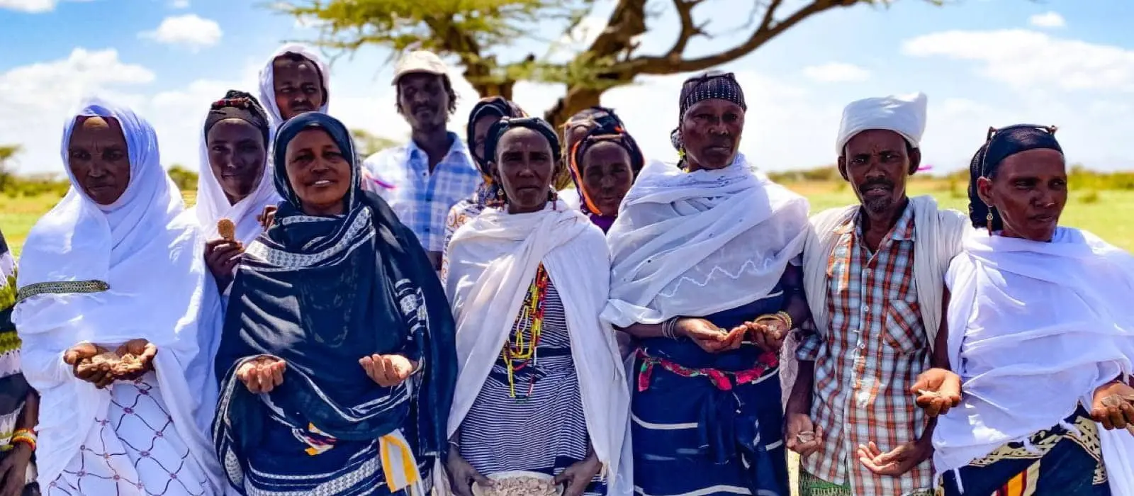 Group of Kenyan women who are part of a self help group