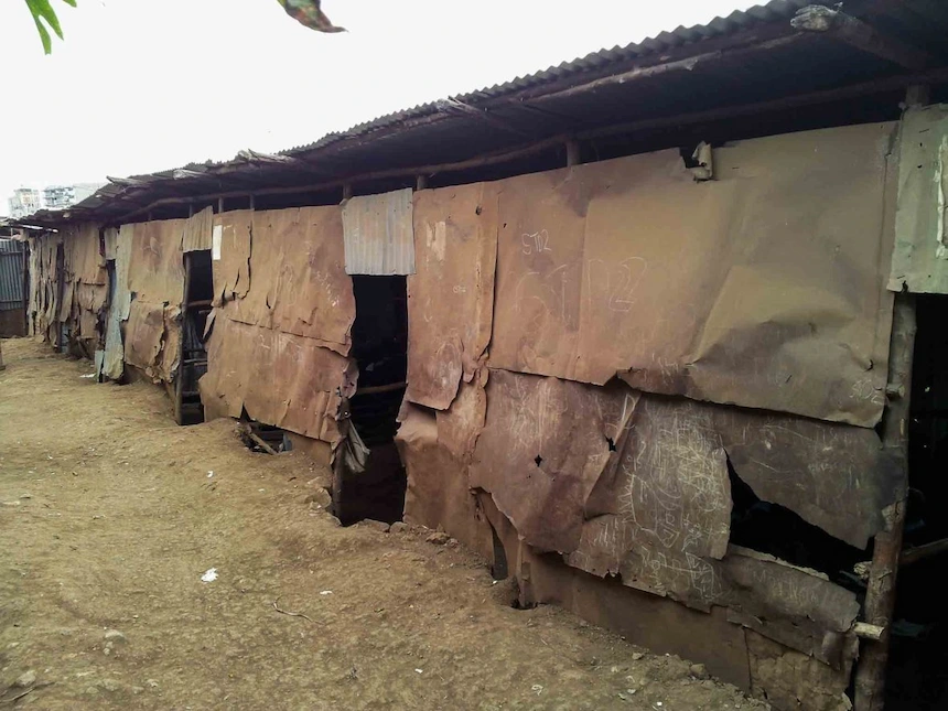 An informal school in Nairobi, in 2011