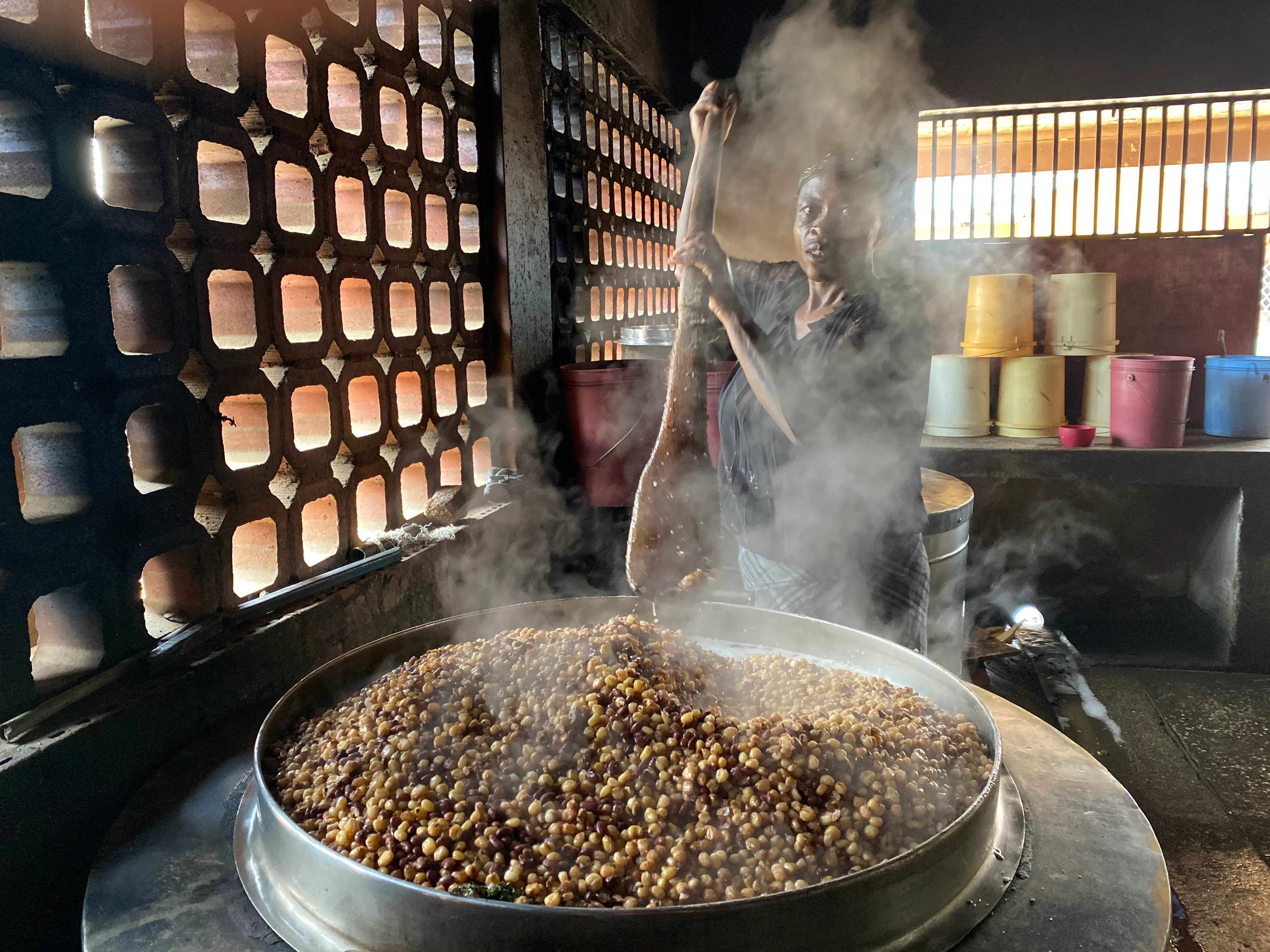 Woman cooking