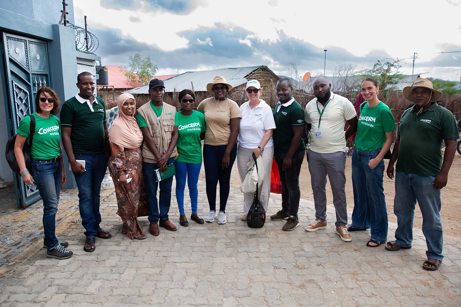 Group from Concern Worldwide in Kenya