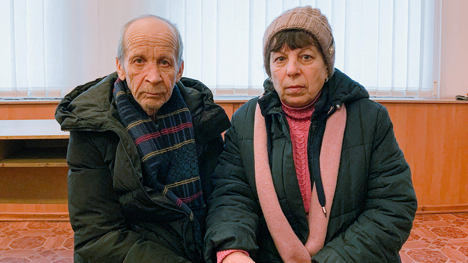 Olek* (70) and Veronica* (65) have been married for 45 years. They were forced to flee their home in Polohy after it was taken by Russian forces, and have been living in displacement in Zaporizhzhia since April, 2022. 