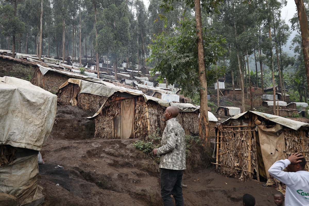 A displacement camp in Bulengo, DRC. (Photo: Concern Worldwide)