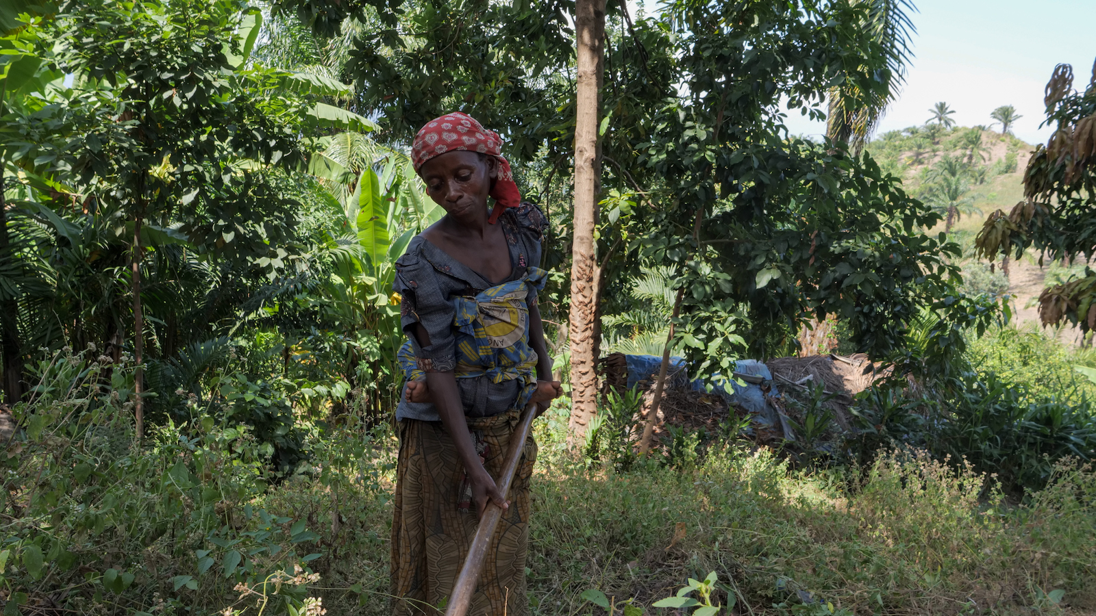 Perousse Bivugire (40) and her husband have four children, three of whom are at school. In Burundi, she works as a causal farm laborer, and finds it difficult to feed her children. (Photo: Eugene Ikua/Concern Worldwide)