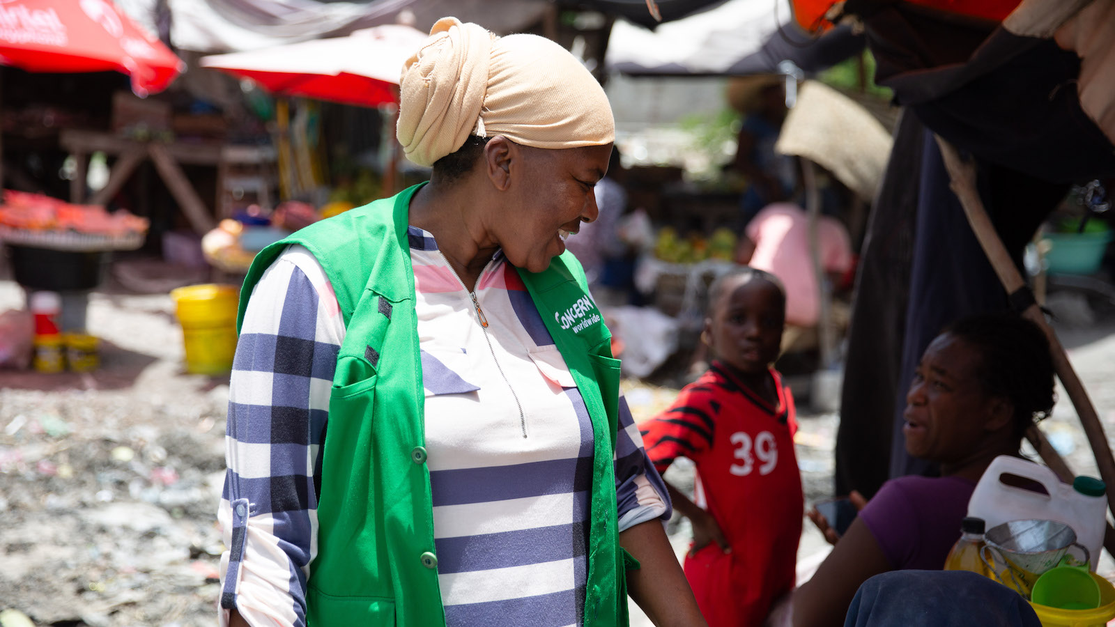 Marie Mimose Jean, MEAL Officer with Concern Haiti. Photo: Kieran McConville/Concern Worldwide