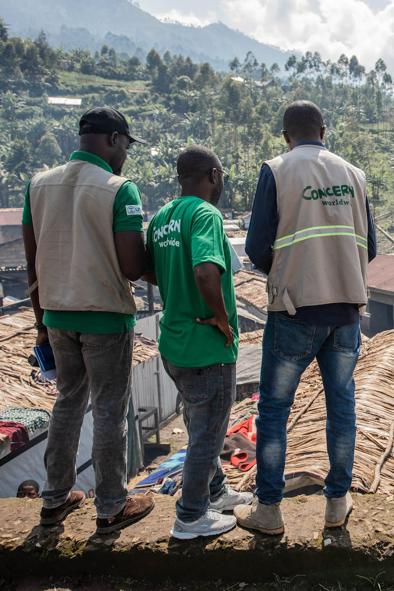 Concern's DRC team visits the community of the Kisoko camp, Massisi. (Photo: Gabriel Nuru/Concern Worldwide)
