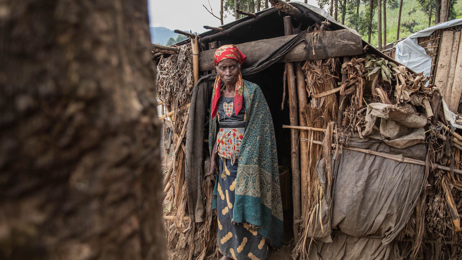 Inside Kisoko camp, Masisi, DRC. (Photo: Gabriel Nuru/Concern Worldwide)