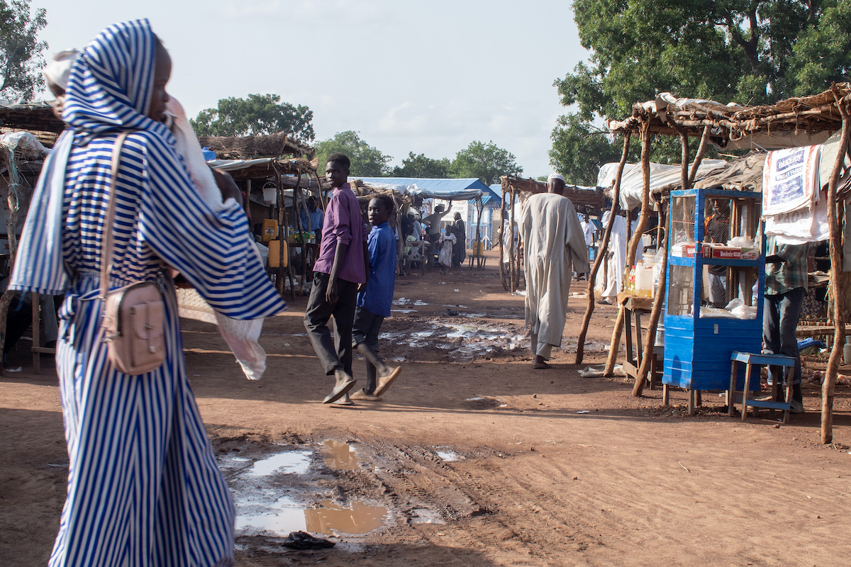 Wedweil displacement site in Northern Bahr el Ghazal. (Photo: Jon Hozier-Byrne/Concern Worldwide)