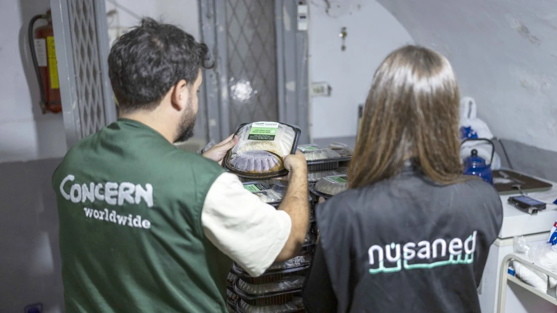 In partnership with national NGO Nusaned Concern Lebanon provides 500 hot meals daily to six displacement shelters across Beirut in response to the crisis in Lebanon. (Photo: Concern Worldwide)
