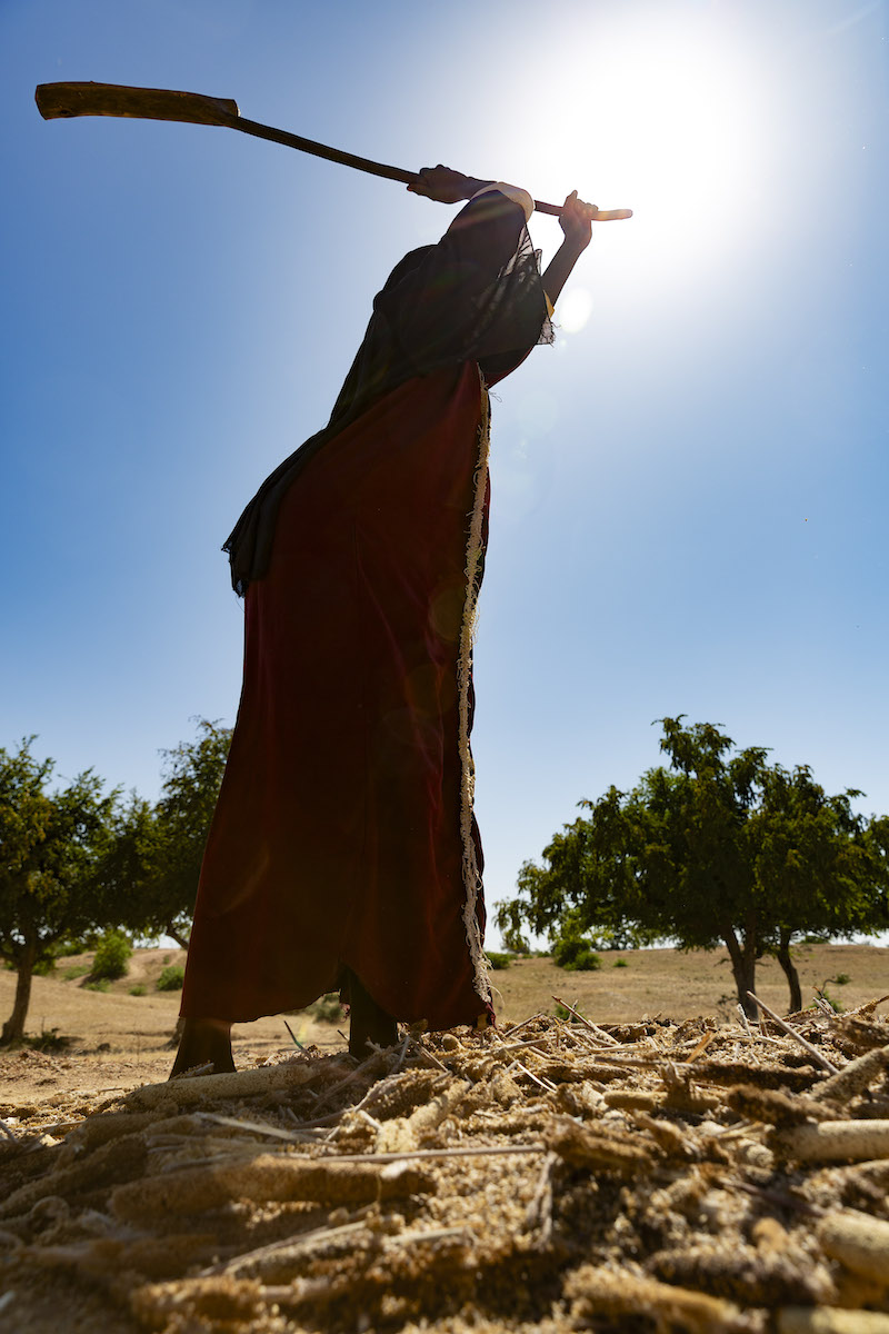 Dibida Brahim is a single mother of 4 children living in Ouaddai, Chad. She joined the RESPECCT programme in early 2024 and says that it has already had a substantial positive impact on her family's economic and social situation. (Photos: Kieran McConville/Concern Worldwide)