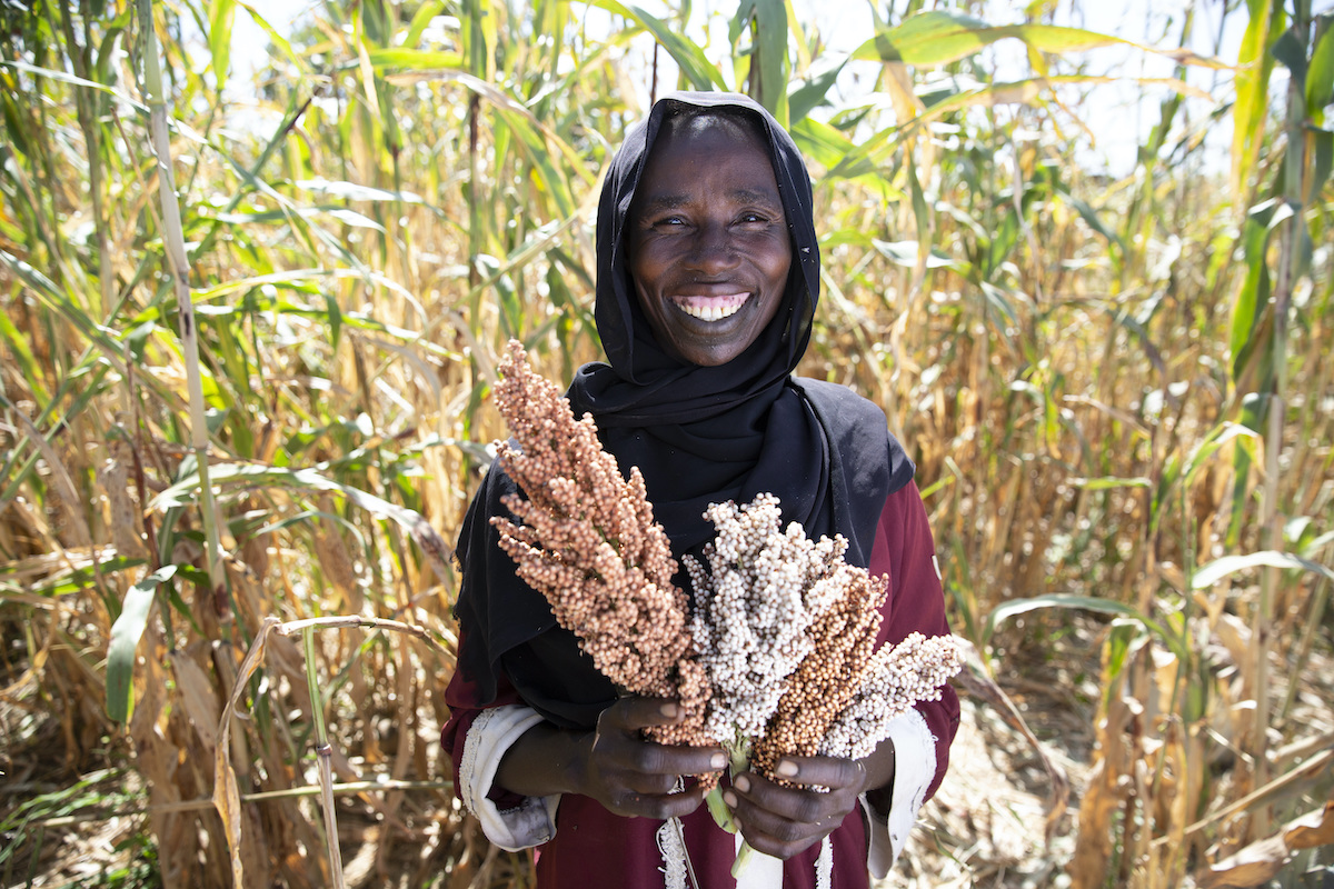 Dibida Brahim is a single mother of 4 children living in Ouaddai, Chad. She joined the RESPECCT programme in early 2024 and says that it has already had a substantial positive impact on her family's economic and social situation. (Photos: Kieran McConville/Concern Worldwide)