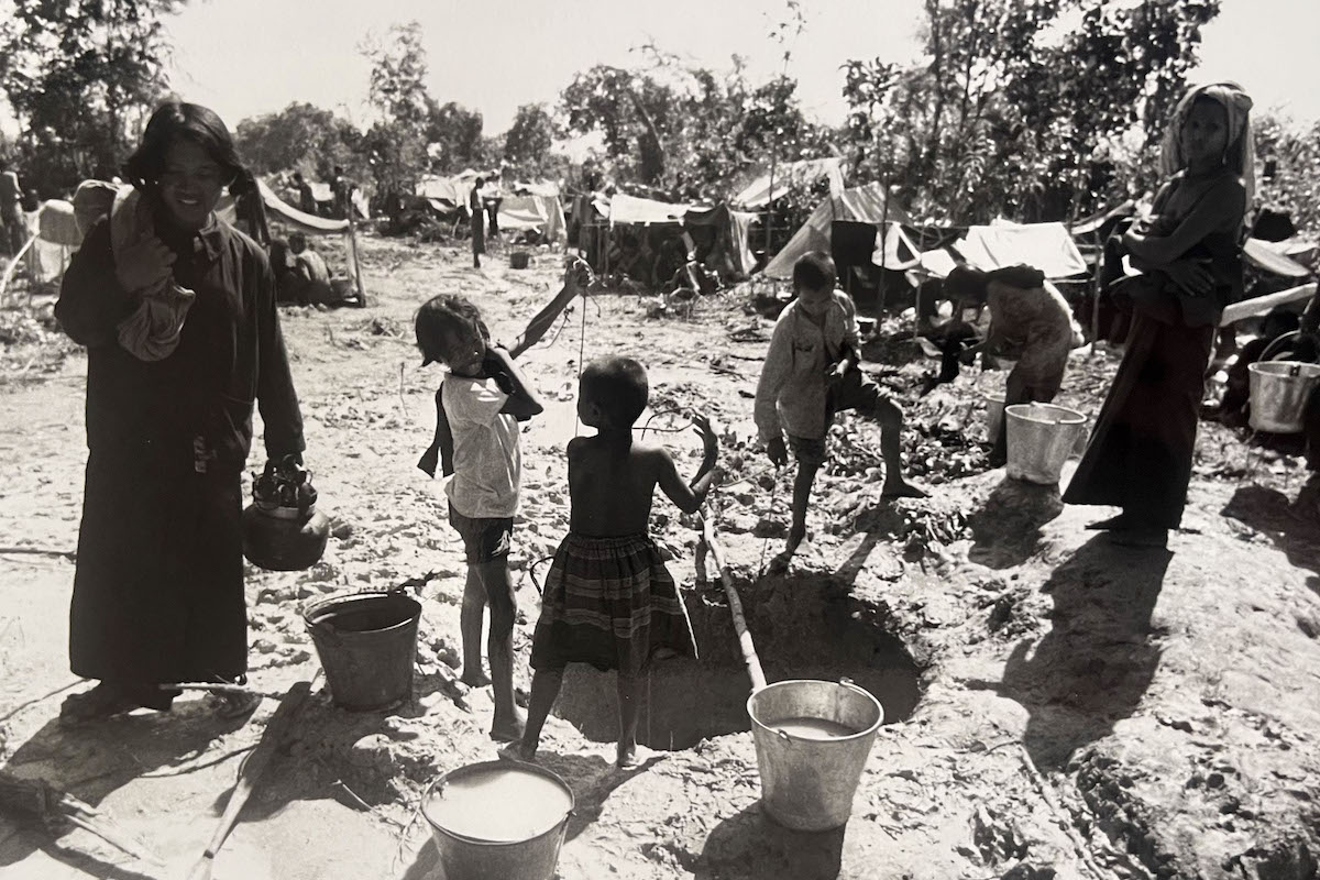 Cambodian refugees in Sa Kaeo Refugee Camp, Thailand 1979. Photo: Pierre Tambar/UNHCR