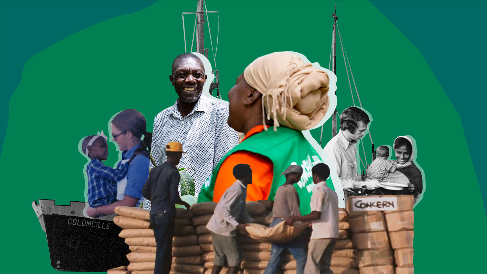 Moments from Concern Worldwide's history