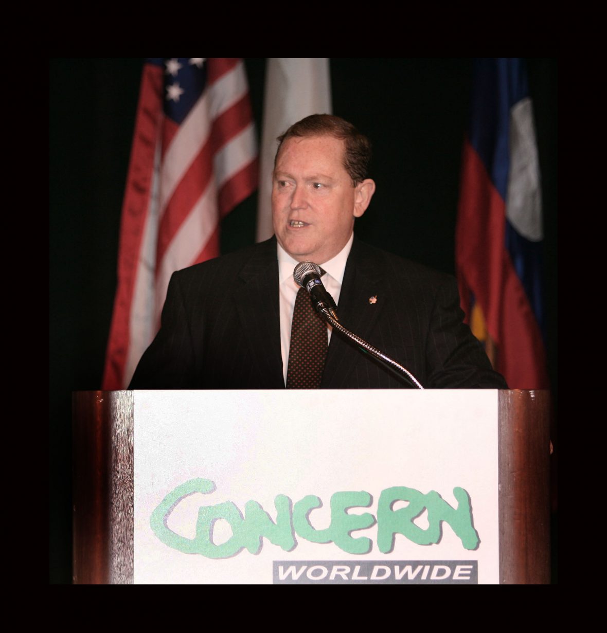 Tom Moran speaking for Concern Worldwide
